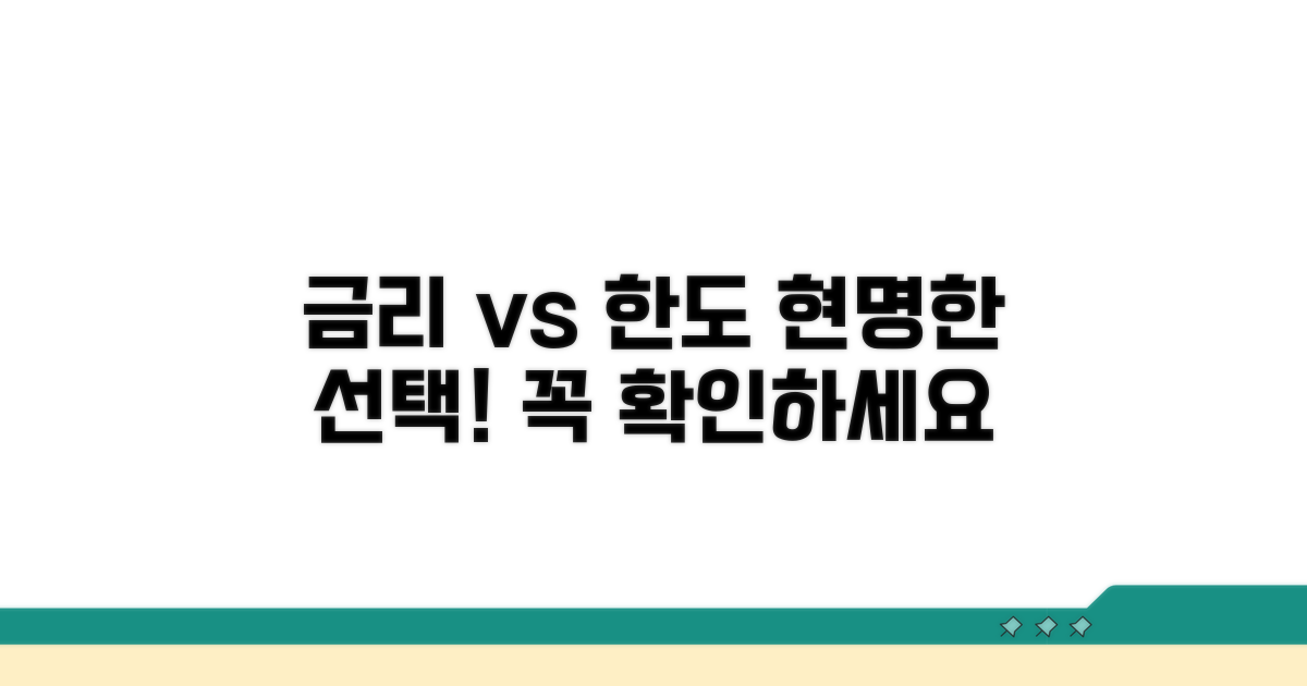 금리와 한도 비교 가이드