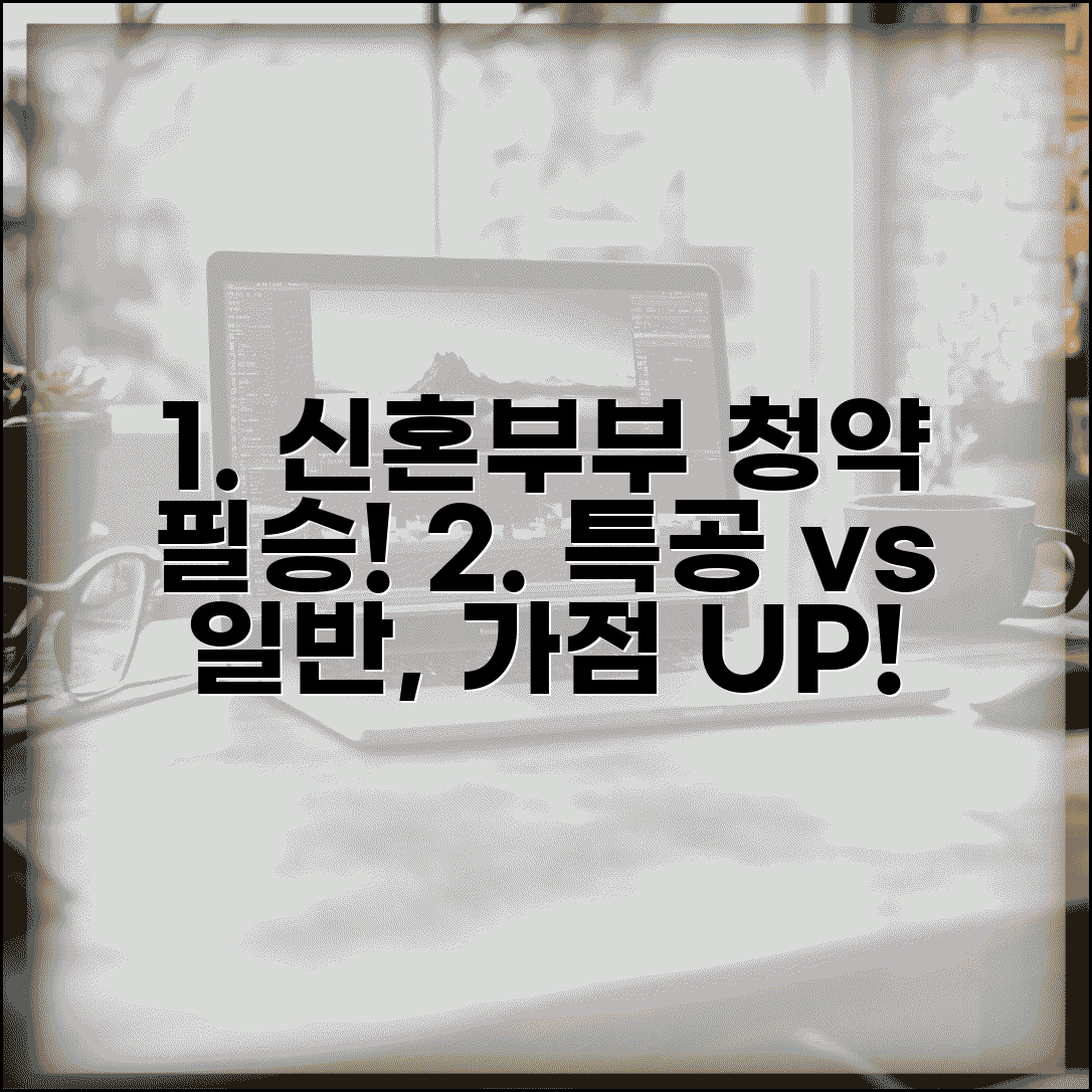 신혼부부 주택청약 전략 | 특별공급 vs 일반공급 | 청약 가점 관리 | 분양권 당첨 후 대출 연계