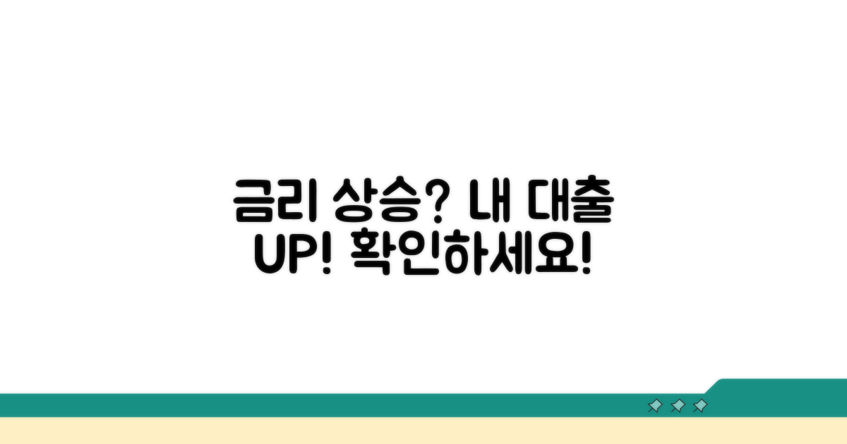 기준금리 변동이 내 대출에 미치는 영향