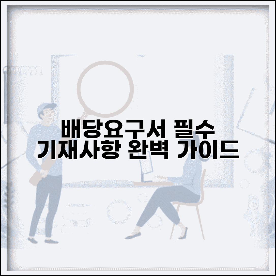 배당요구서 작성 및 제출 | 배당요구신청서 필수 기재사항 안내