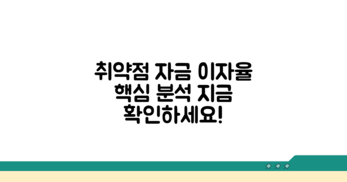 취하 자금 이자율 현황 분석