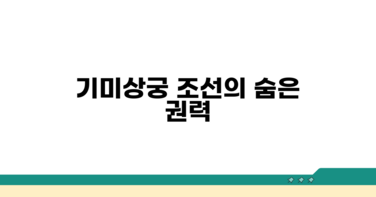 기미상궁의 지위와 영향력 분석