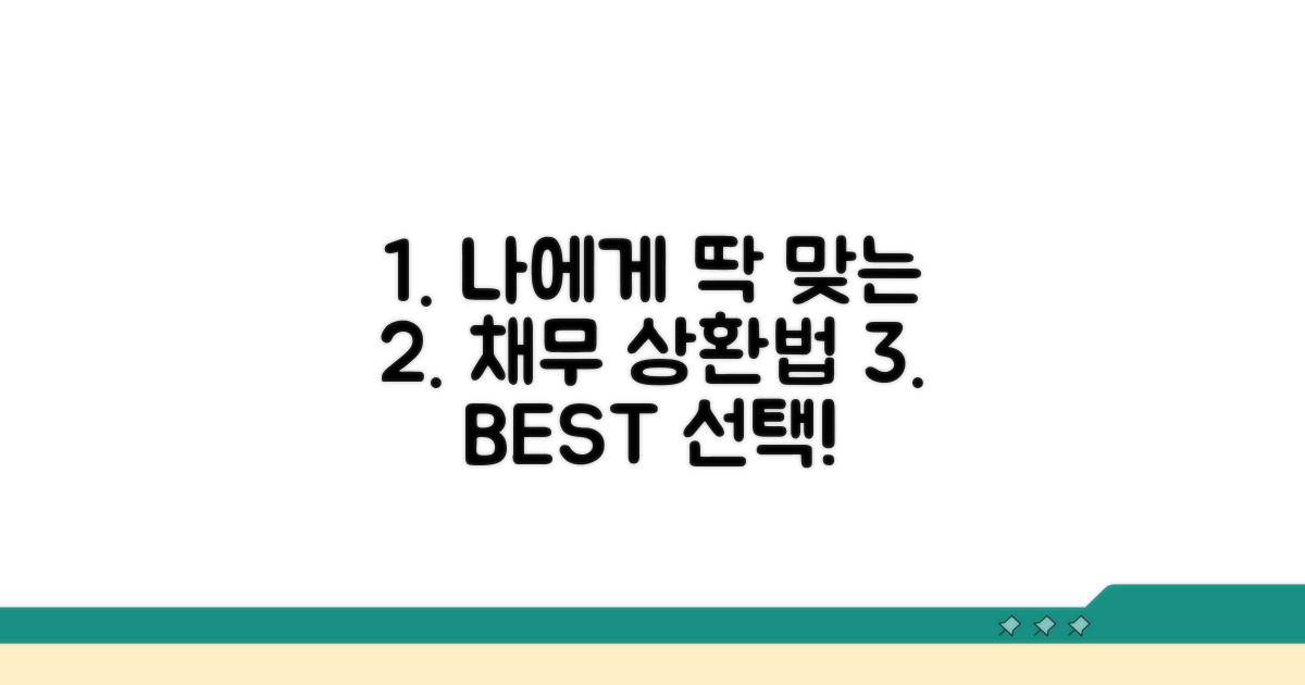 나에게 맞는 채무 상환법 찾기