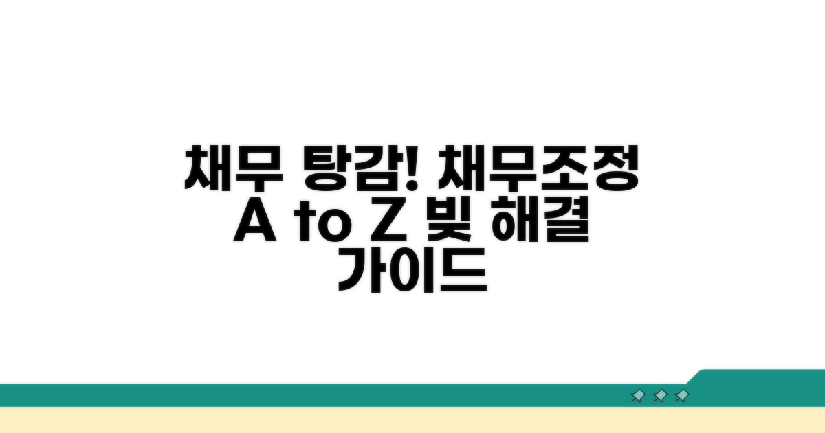 채무조정 통한 채무 탕감 가이드