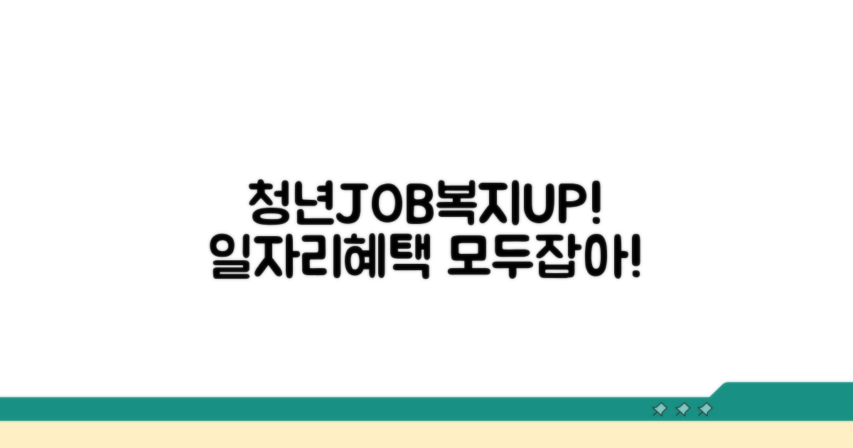 청년 일자리와 복지 혜택 연계