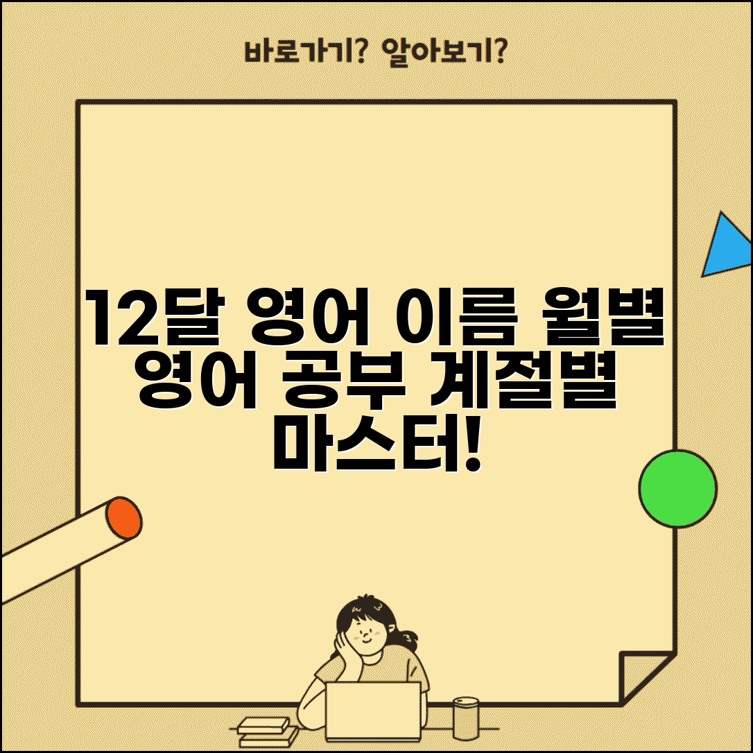 12달 영어로 | 12개월 영어 이름 + 계절별 월 분류
