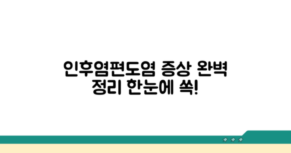 인후염·편도염 증상 총정리