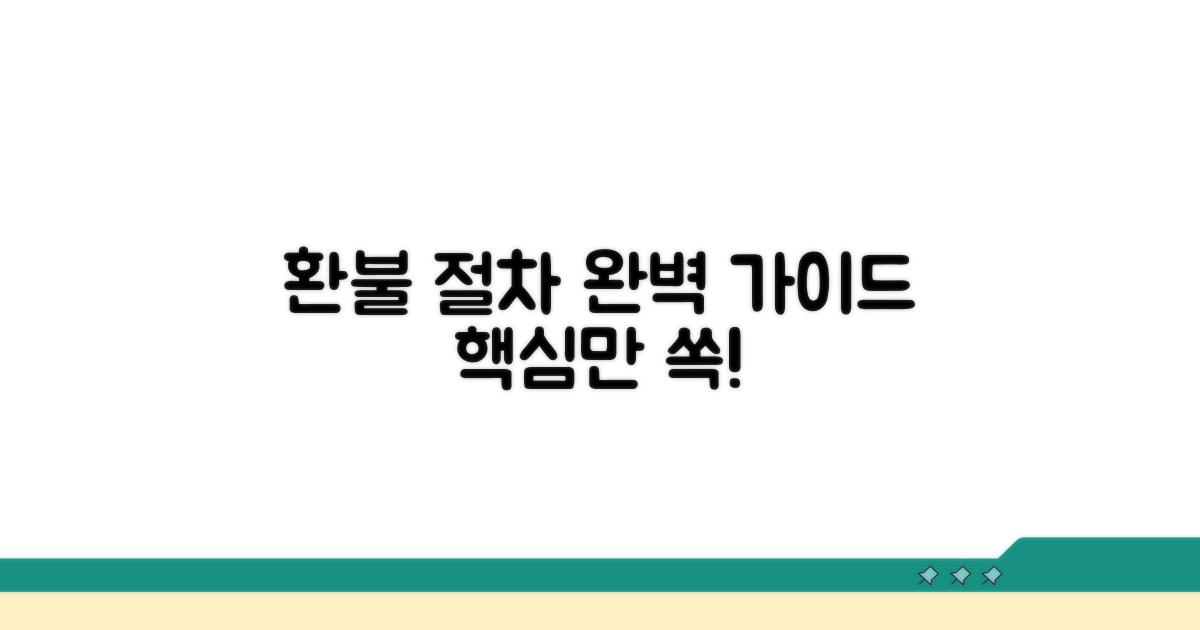 수강료 환불 절차 상세 안내