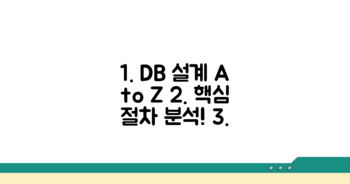 데이터베이스 설계 절차 완벽 분석