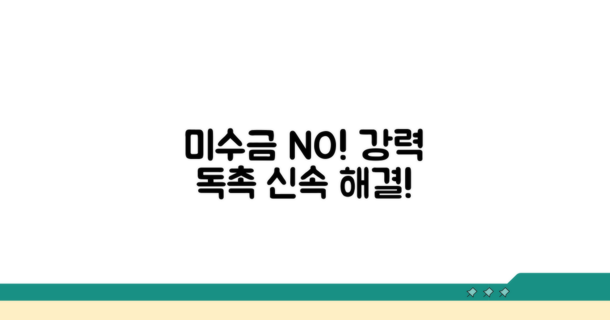 미지급 시, 강력한 독촉 서비스 안내