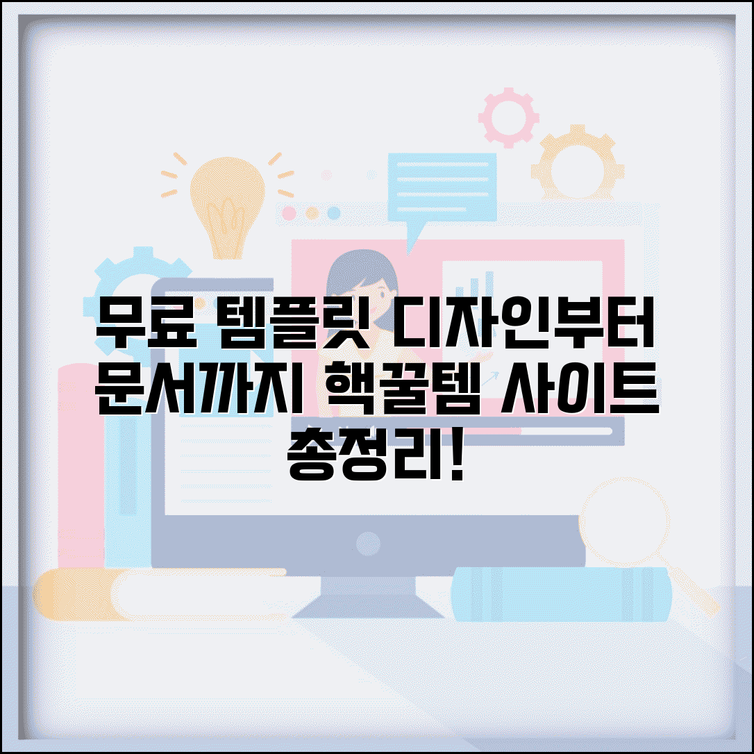 무료 템플릿 다운로드 사이트 모음 | 디자인 리소스부터 문서까지 카테고리별 정리