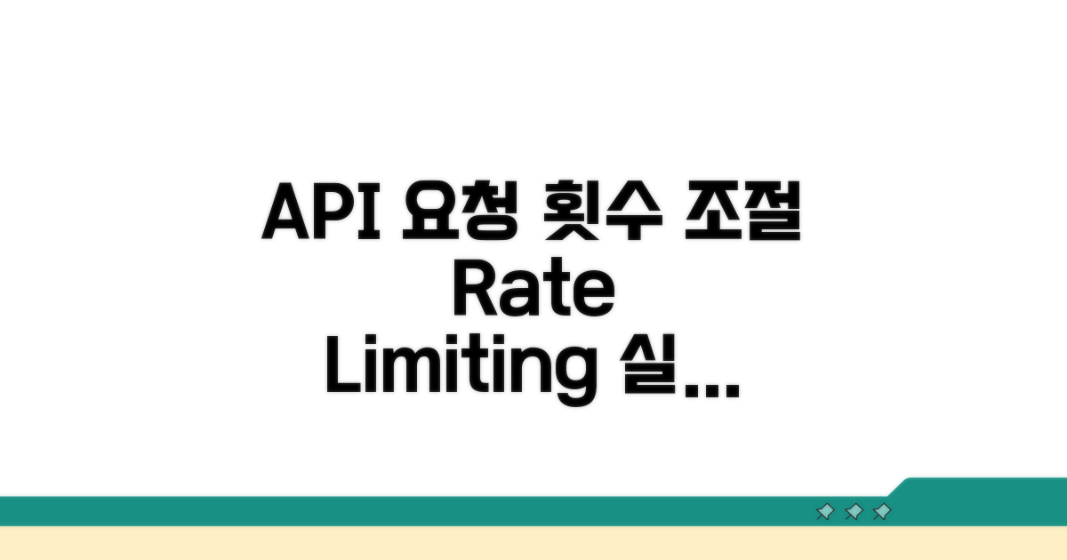 API 요청 빈도 조절 방법