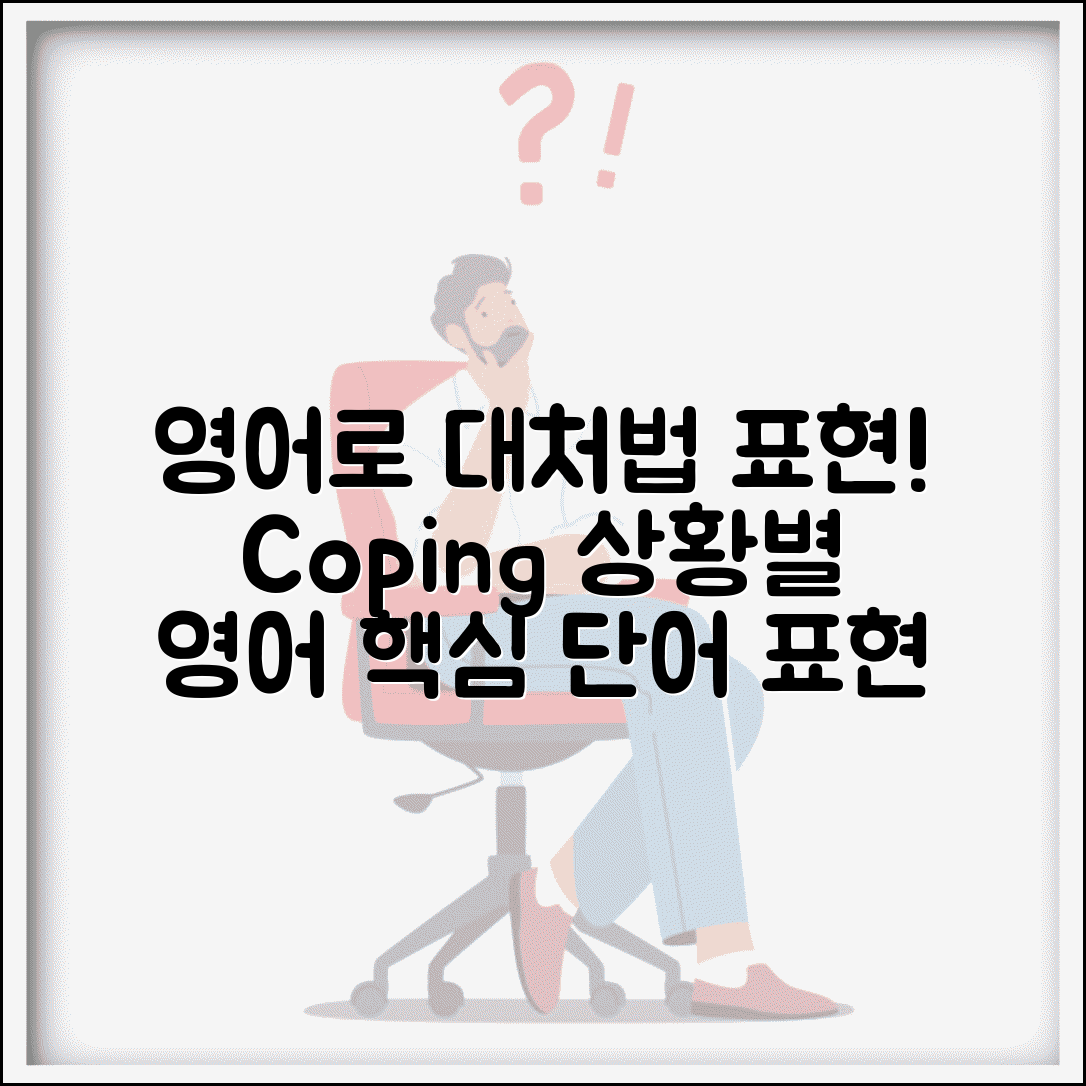 대처법 영어로 표현하기 | Coping strategies Response methods 상황별 영어 표현