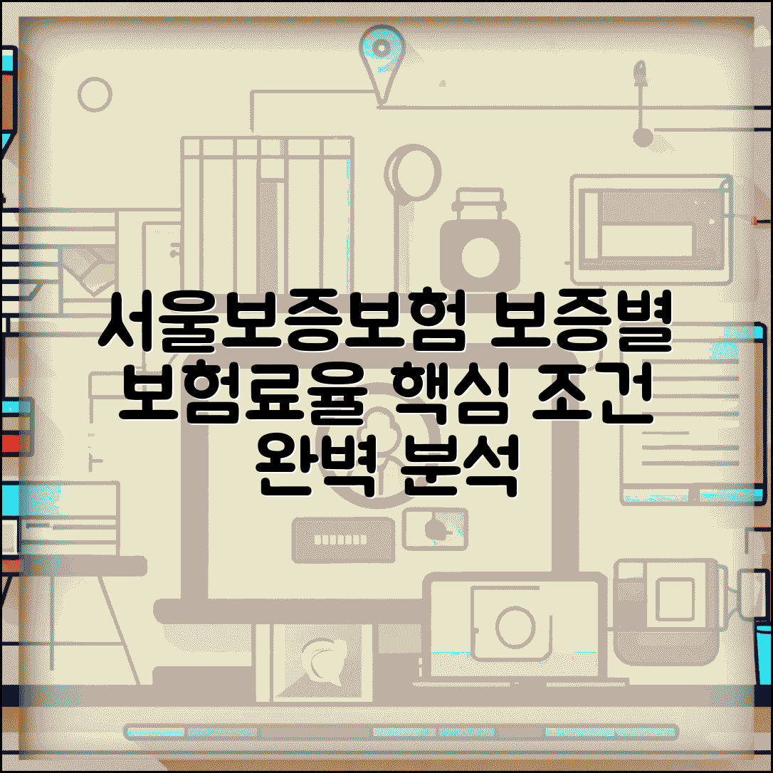 서울보증보험 요율표 보증 상품별 | 이행보증 계약보증 하자보증별 보험료율과 조건