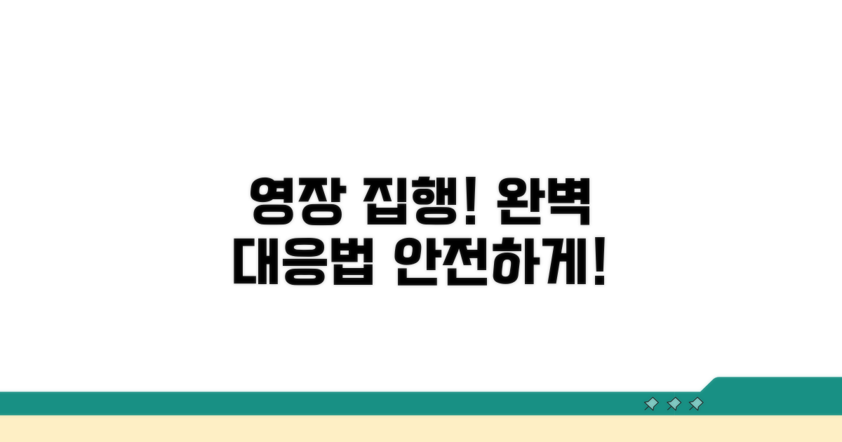영장 집행 시 대응 요령 완전 분석