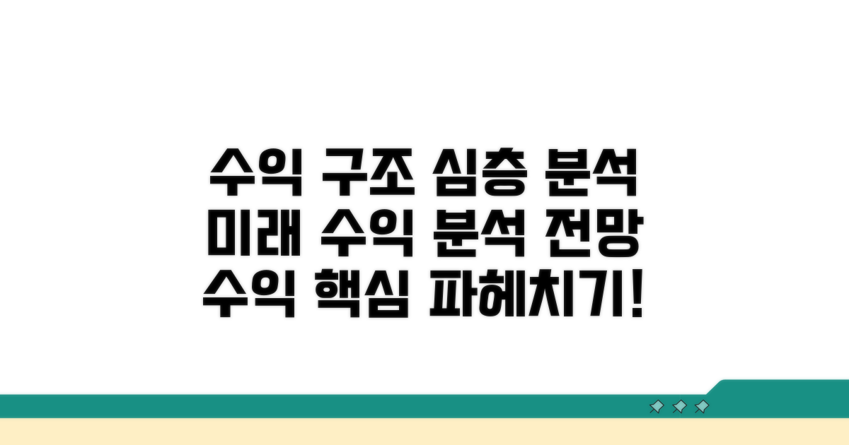 수익 구조 상세 분석 및 전망