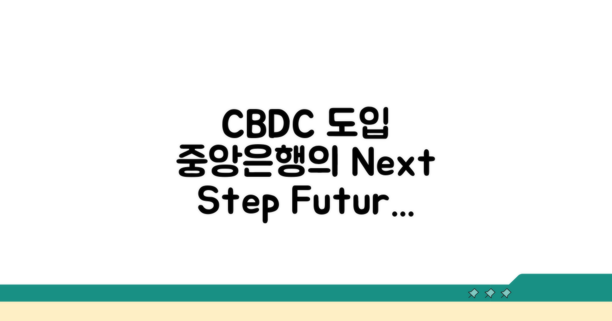 중앙은행, CBDC 도입 절차