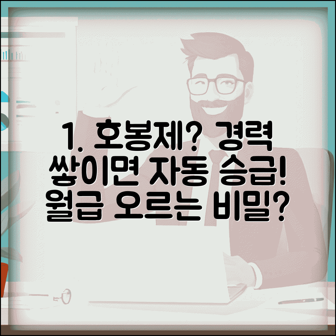 호봉제란 무엇인가요? 근무연수별 자동 승급 시스템