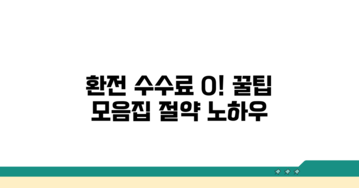 환전 수수료 절약 노하우