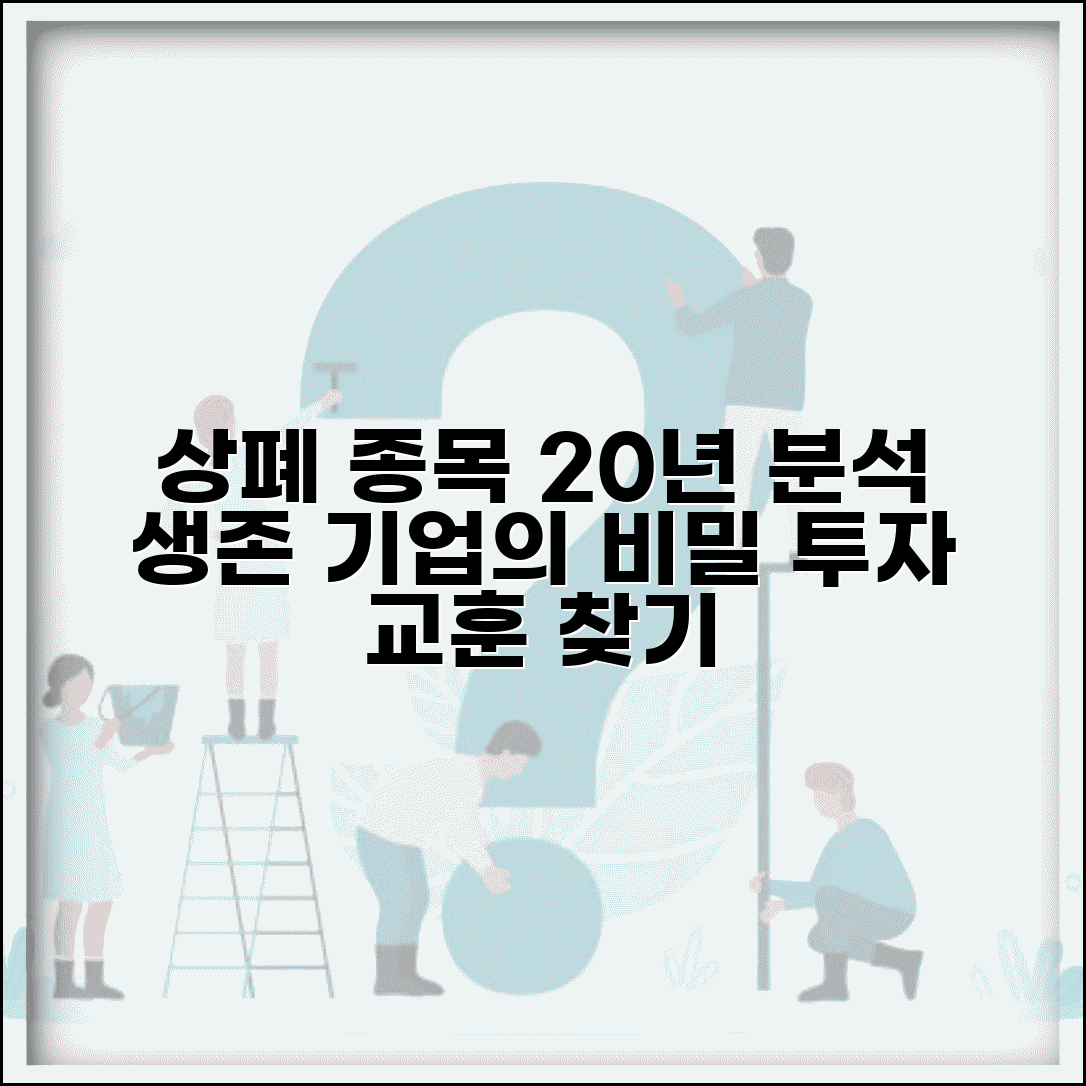 코스닥 상장폐지 종목 역사적 분석 | 20년간 통계로 보는 투자 교훈 | 생존 기업 특징