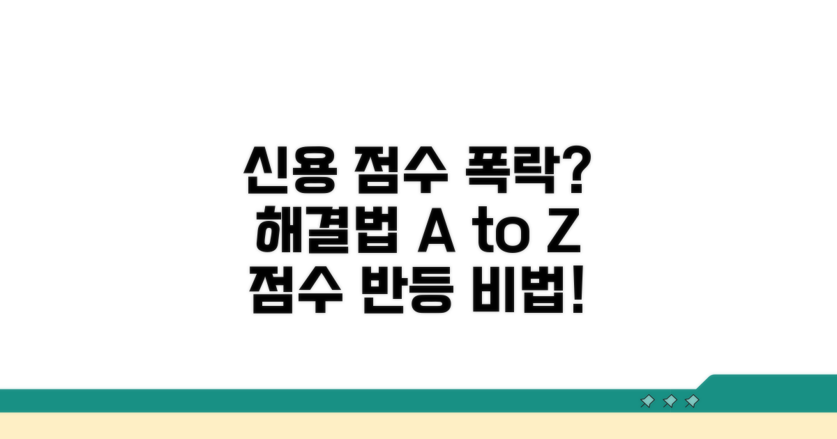 신용 점수 하락, 해결 방법은 무엇일까