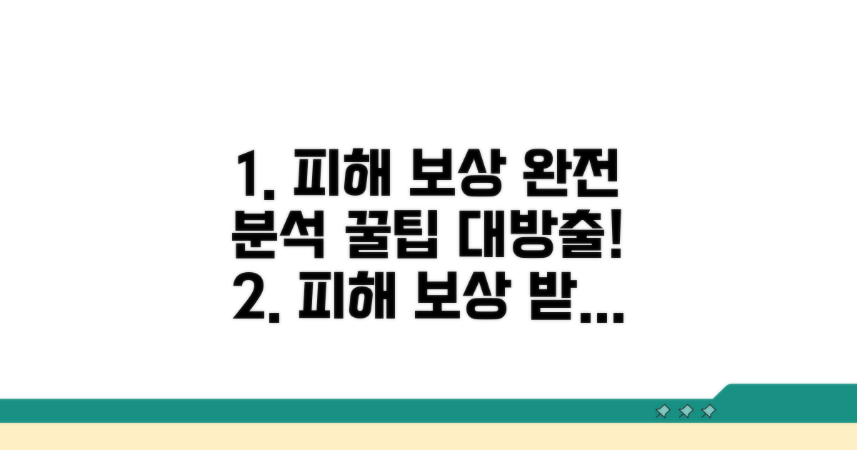 피해 금액 보상받는 방법 완전 분석