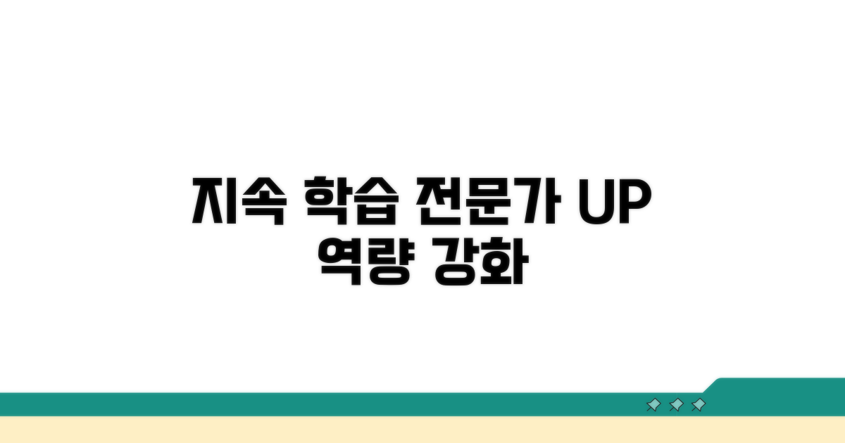 지속적인 학습과 전문가 역량 강화