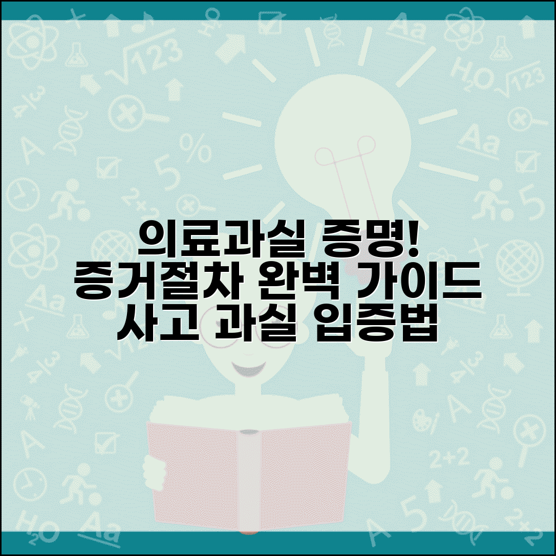 의료과실 입증 방법 증거 자료 | 의료 사고 과실 증명 절차