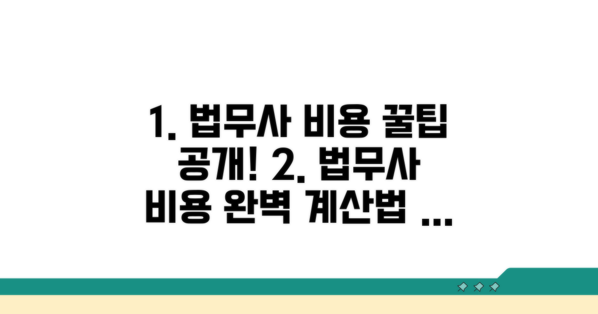 법무사 비용, 어떻게 계산할까?
