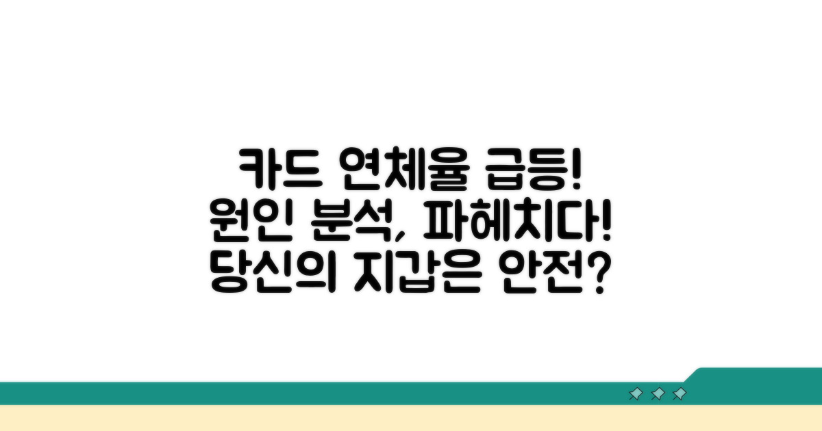 카드 연체율 왜 오를까? 원인 분석